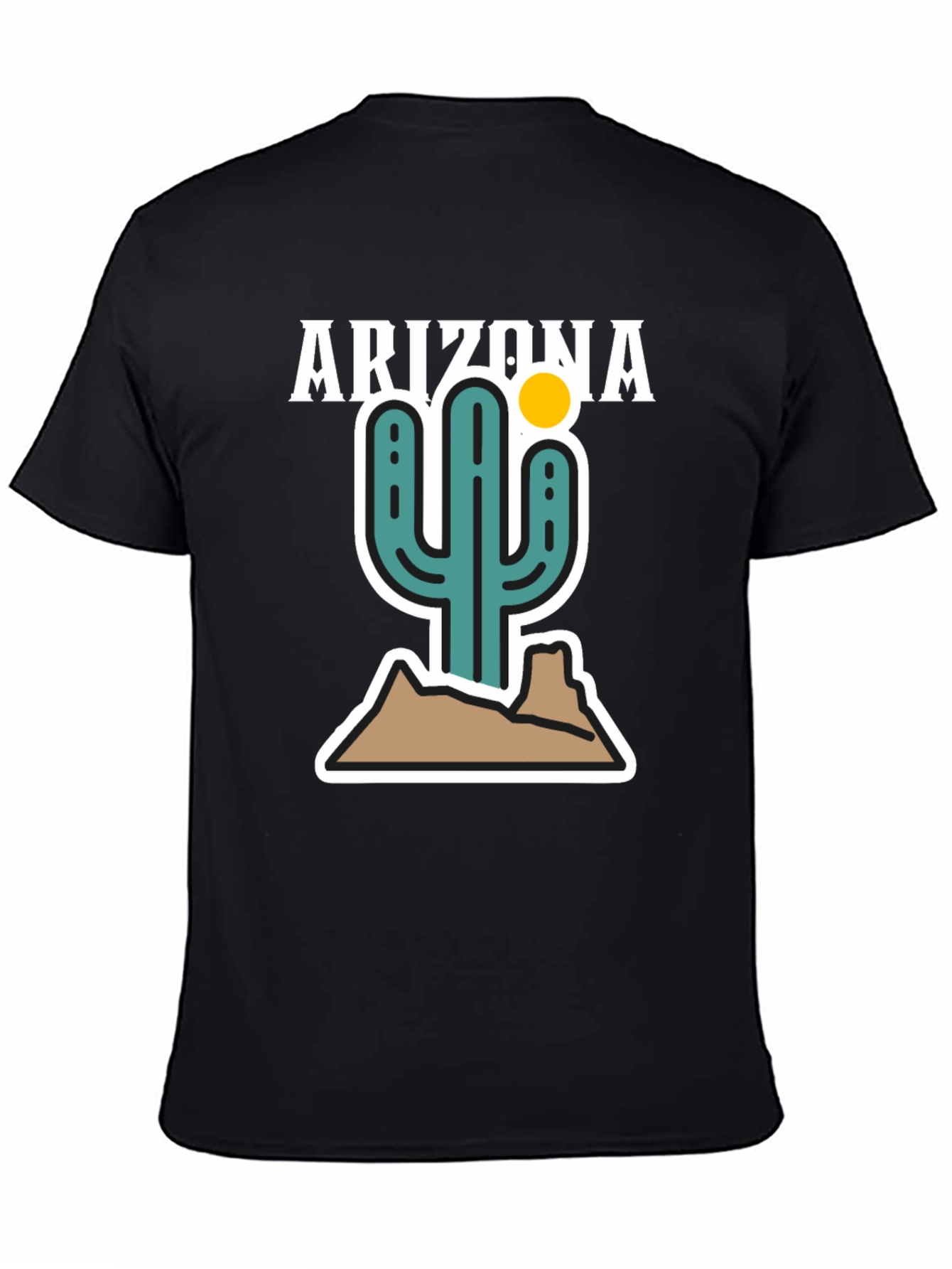 Arizona Cactus Graphic Tee - Desert Style Shirt
