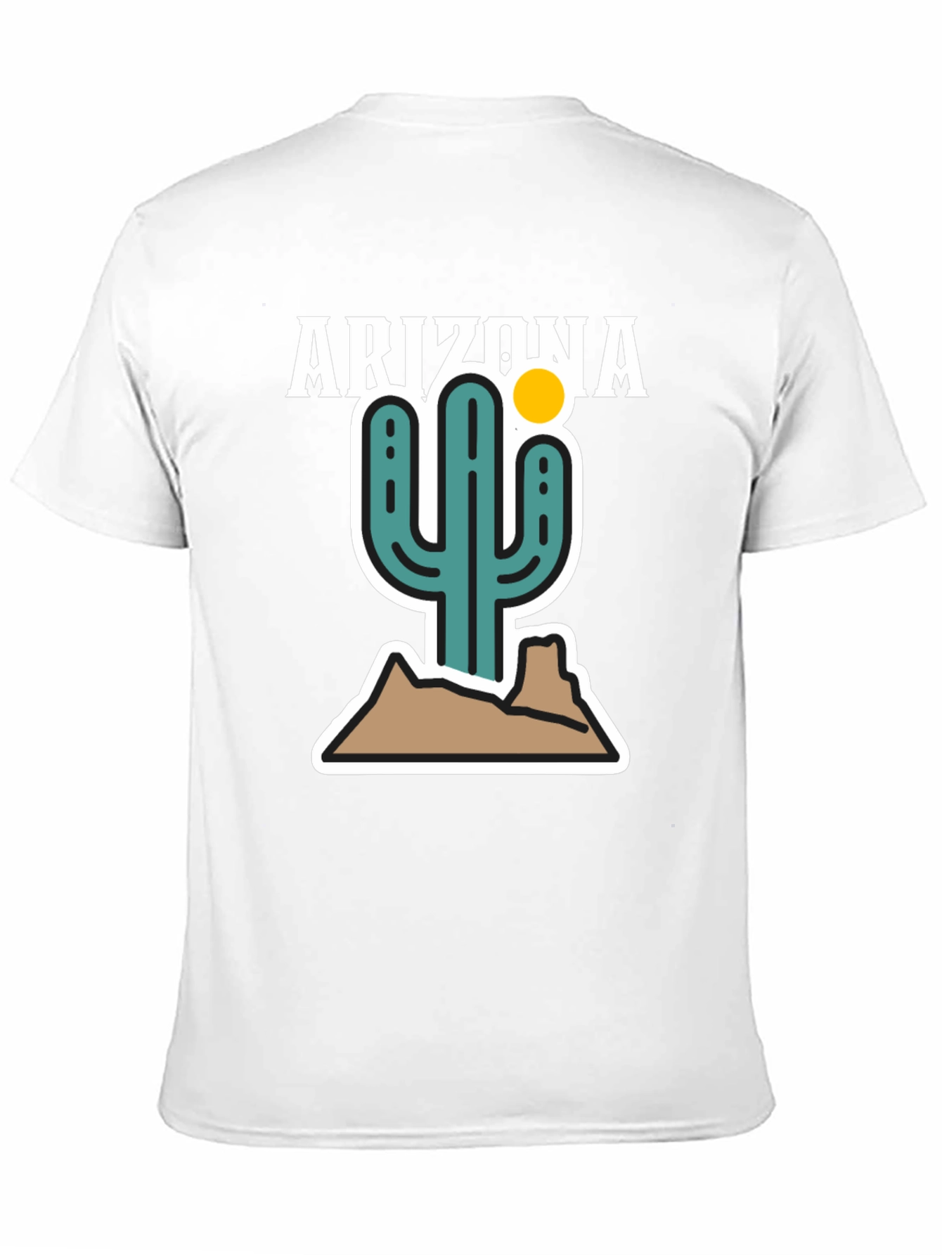 Arizona Cactus Graphic Tee - Desert Style Shirt