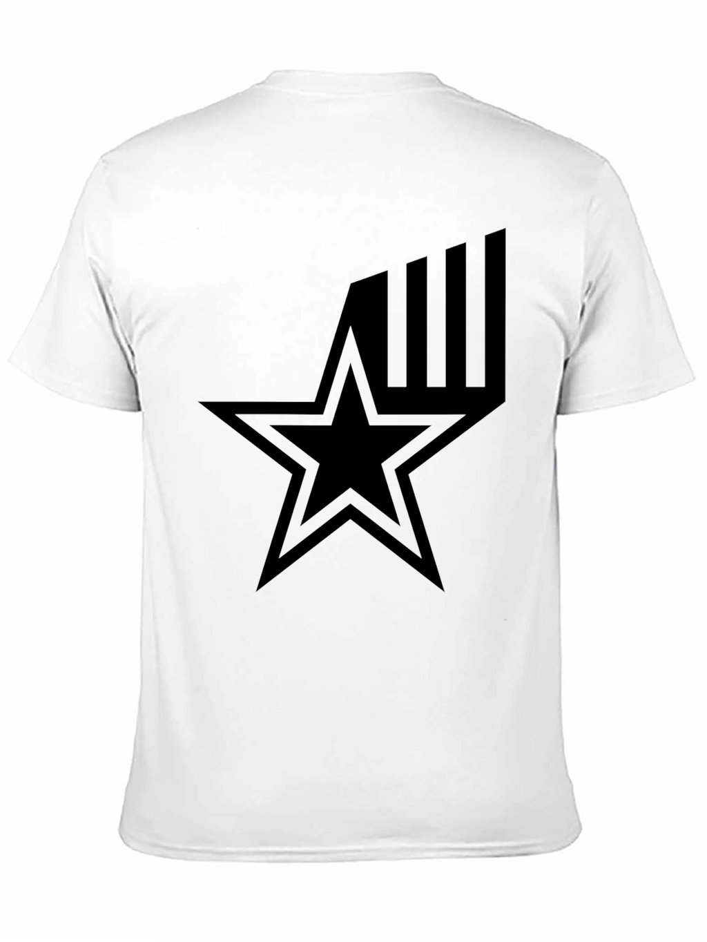 Star Graphic Black T-Shirt - Menswear Style
