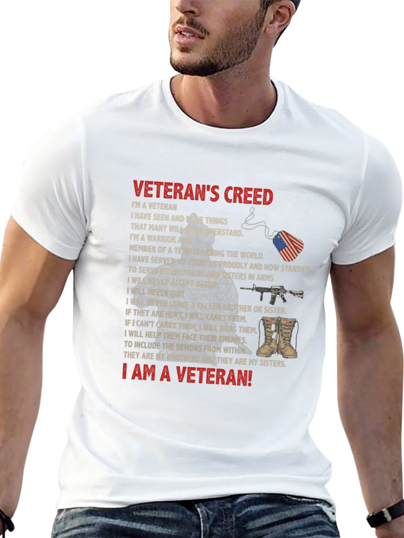 Veterans Creed Graphic T-Shirt