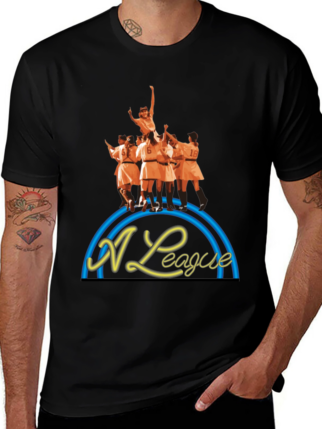 A League of Their Own Black T-Shirt