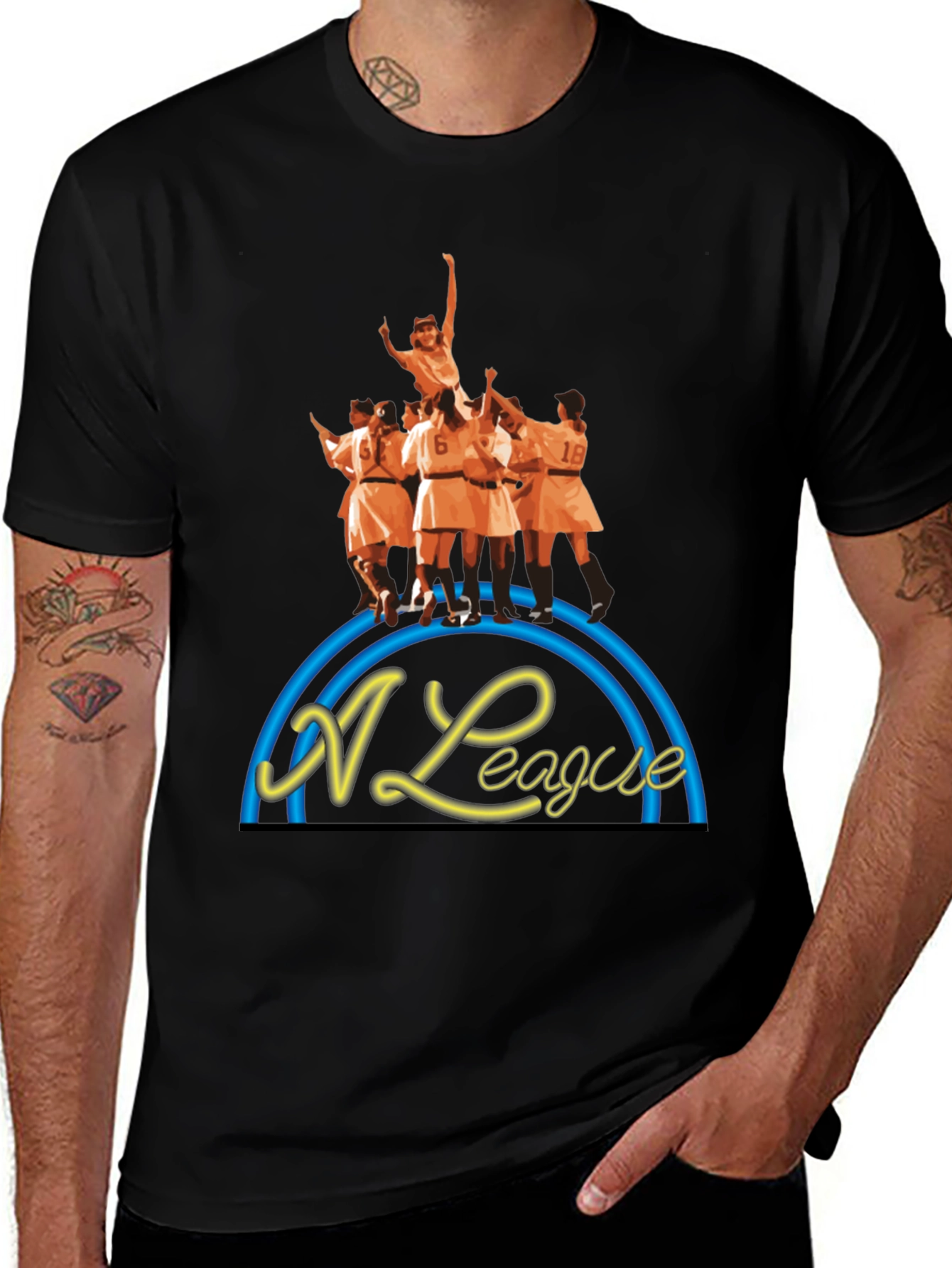 A League of Their Own Black T-Shirt