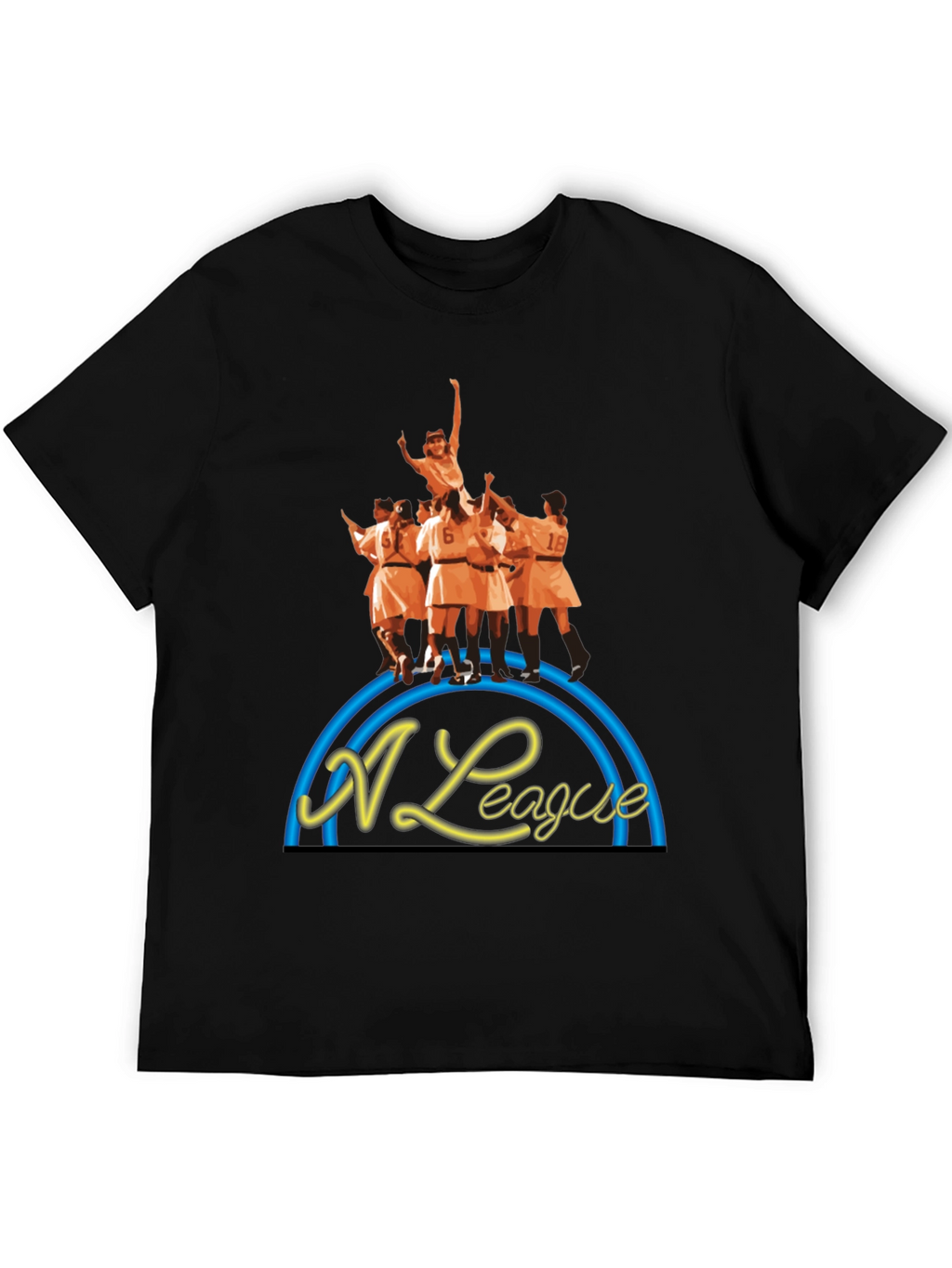 A League of Their Own Black T-Shirt