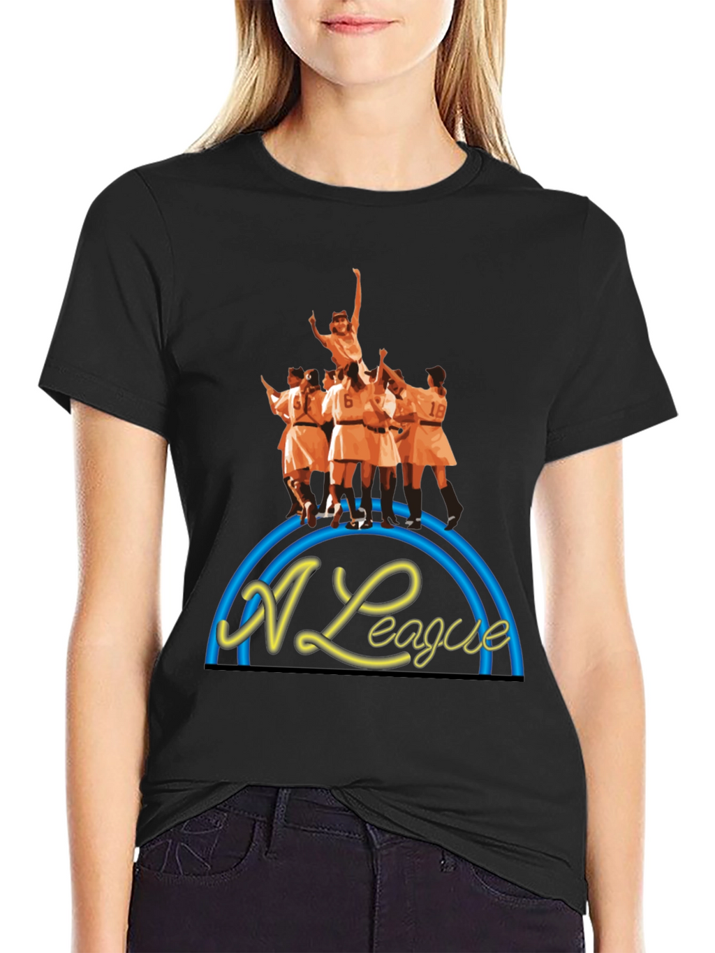 A League of Their Own Black T-Shirt