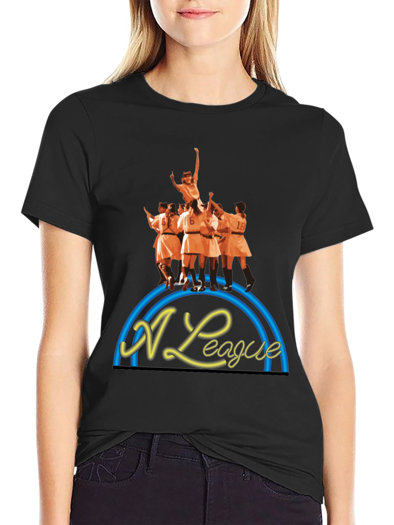 A League of Their Own Black T-Shirt
