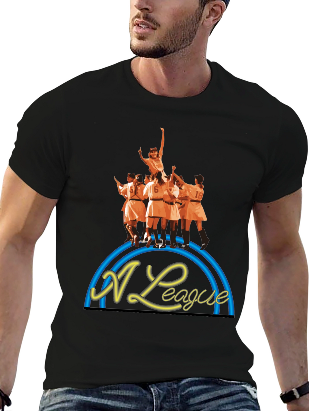 A League of Their Own Black T-Shirt