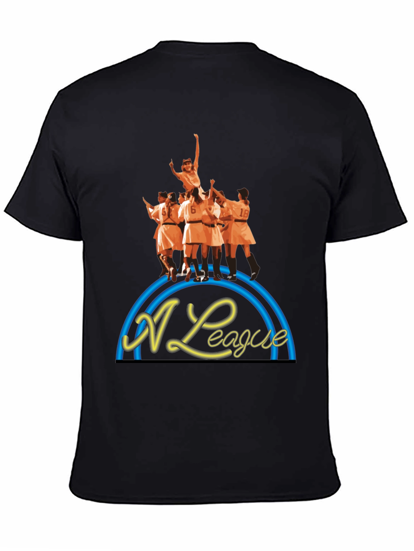 A League of Their Own Black T-Shirt