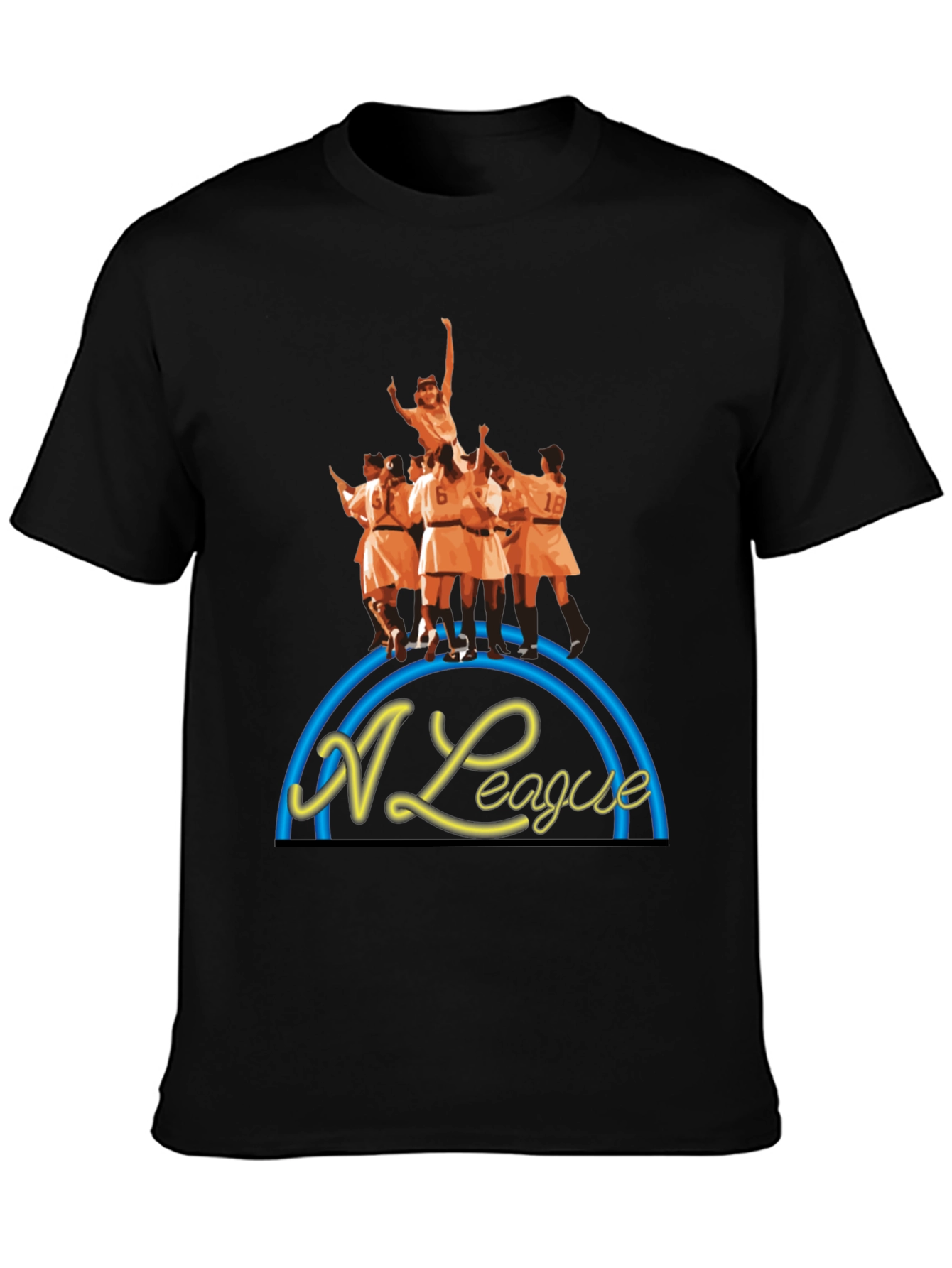 A League of Their Own Black T-Shirt