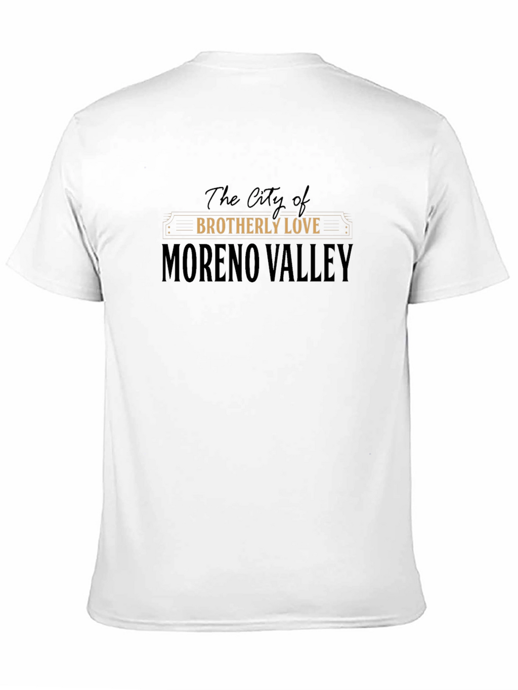 Moreno Valley Brotherly Love Black T-Shirt