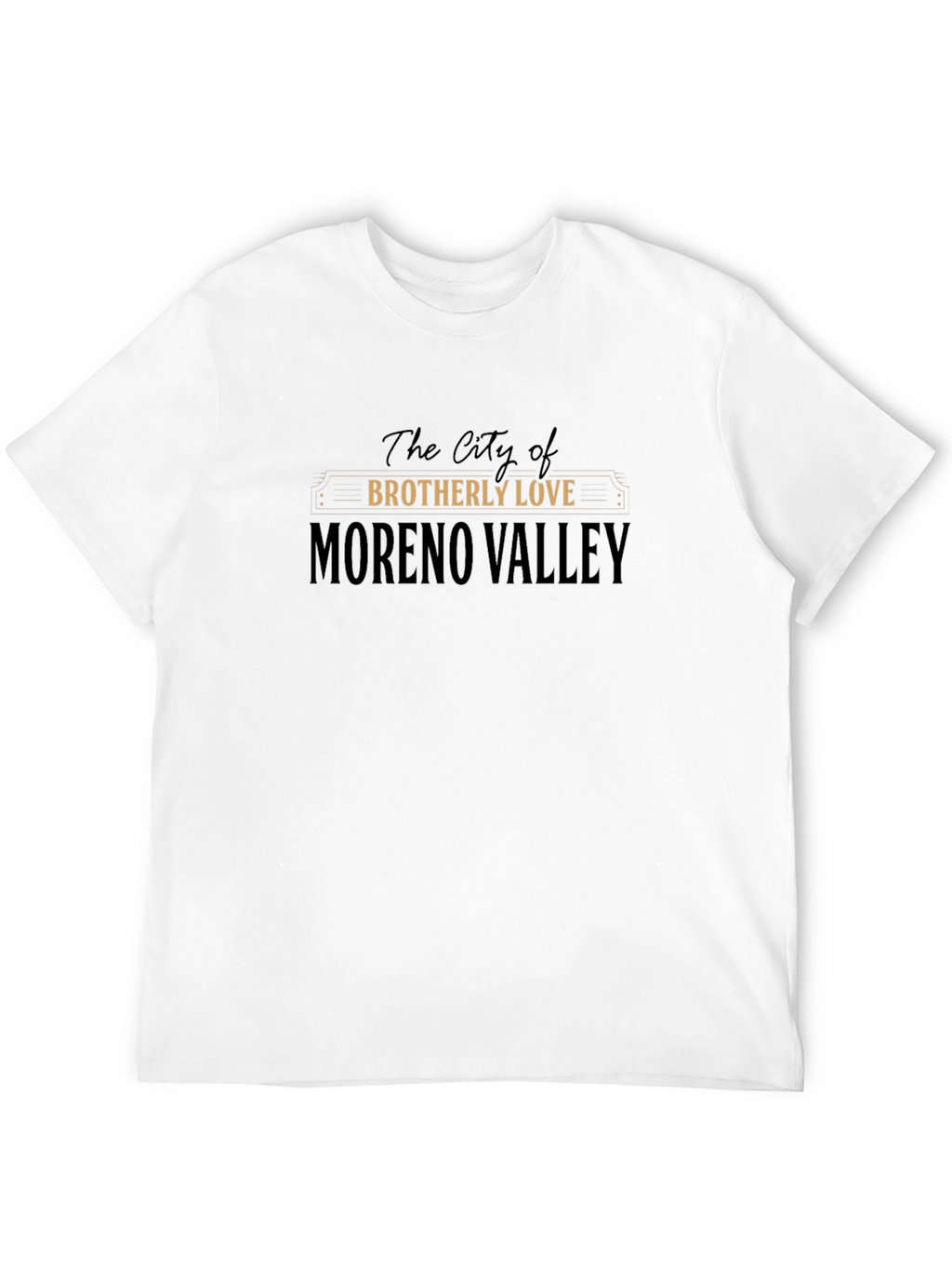 Moreno Valley Brotherly Love Black T-Shirt