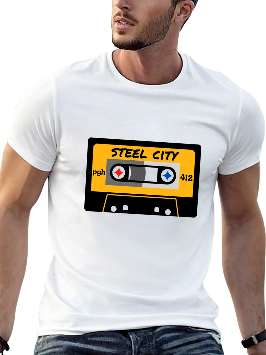 Steel City Cassette Tape Graphic Tee