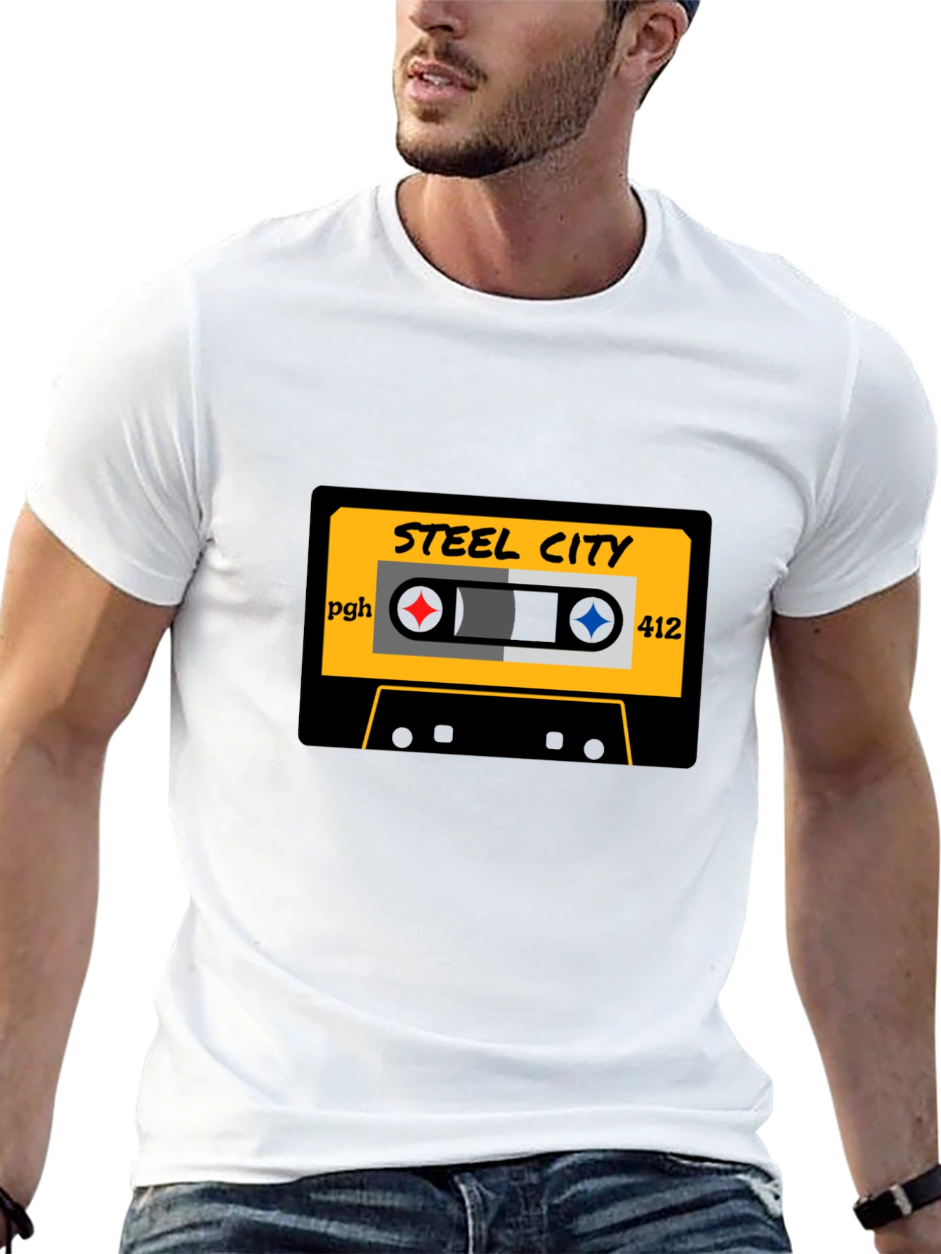 Steel City Cassette Tape Graphic Tee