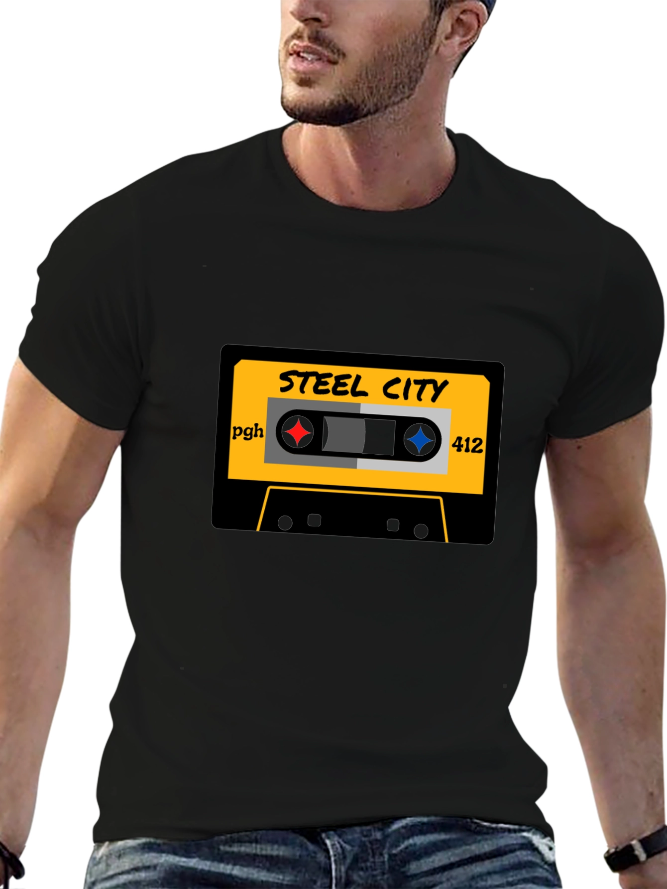 Steel City Cassette Tape Graphic Tee