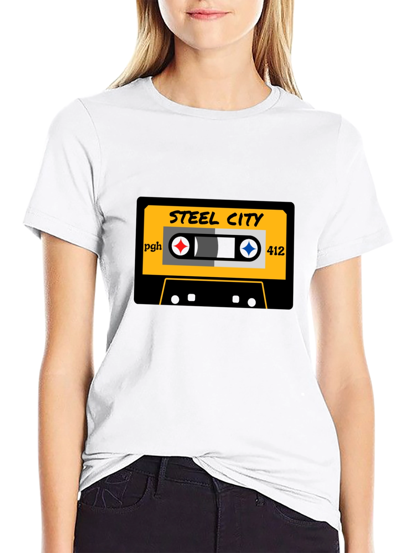 Steel City Cassette Tape Graphic Tee