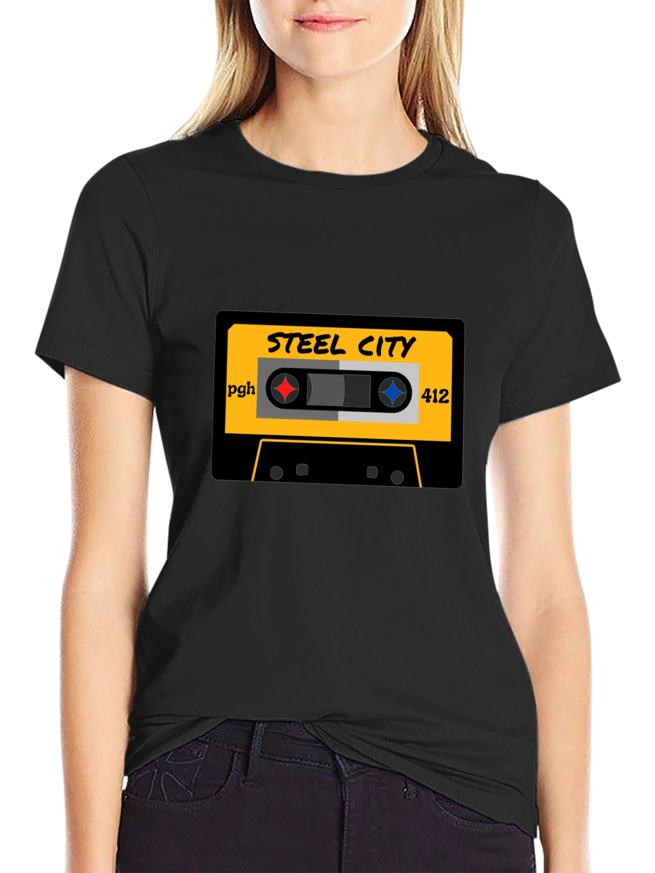 Steel City Cassette Tape Graphic Tee