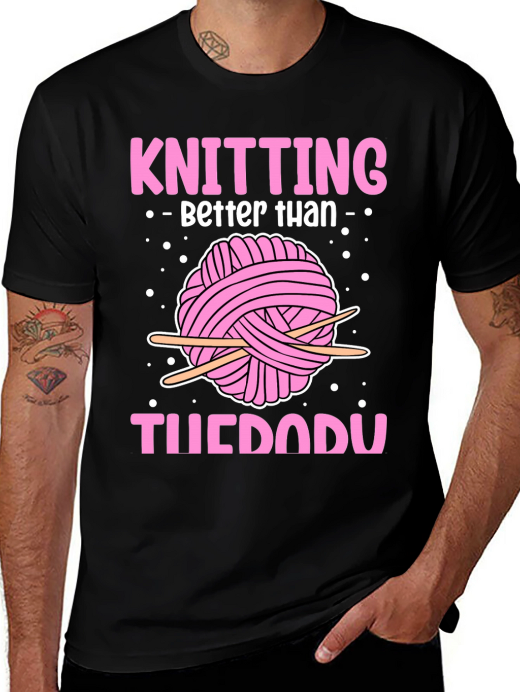 Knitting Better Than TueDadU Graphic Tee