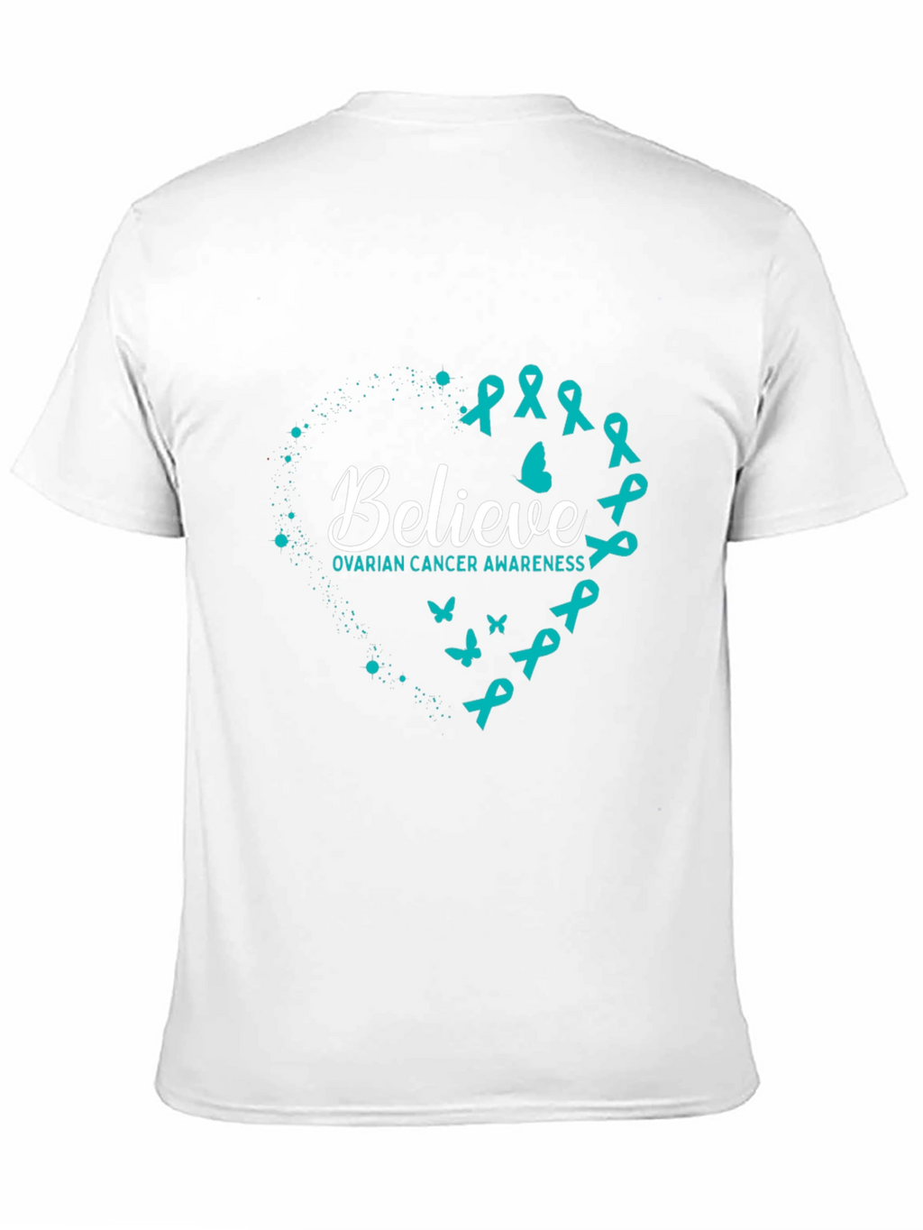 Ovarian Cancer Awareness Believe Graphic Tee