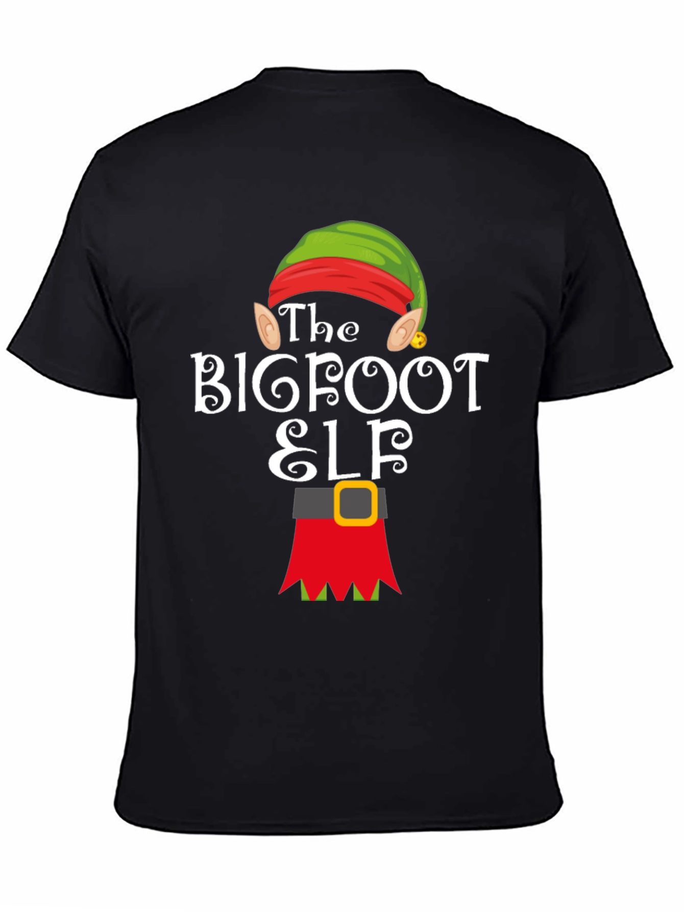 Bigfoot Elf Holiday T-Shirt
