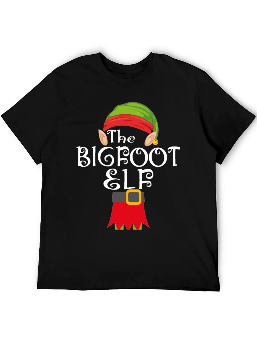 Bigfoot Elf Holiday T-Shirt