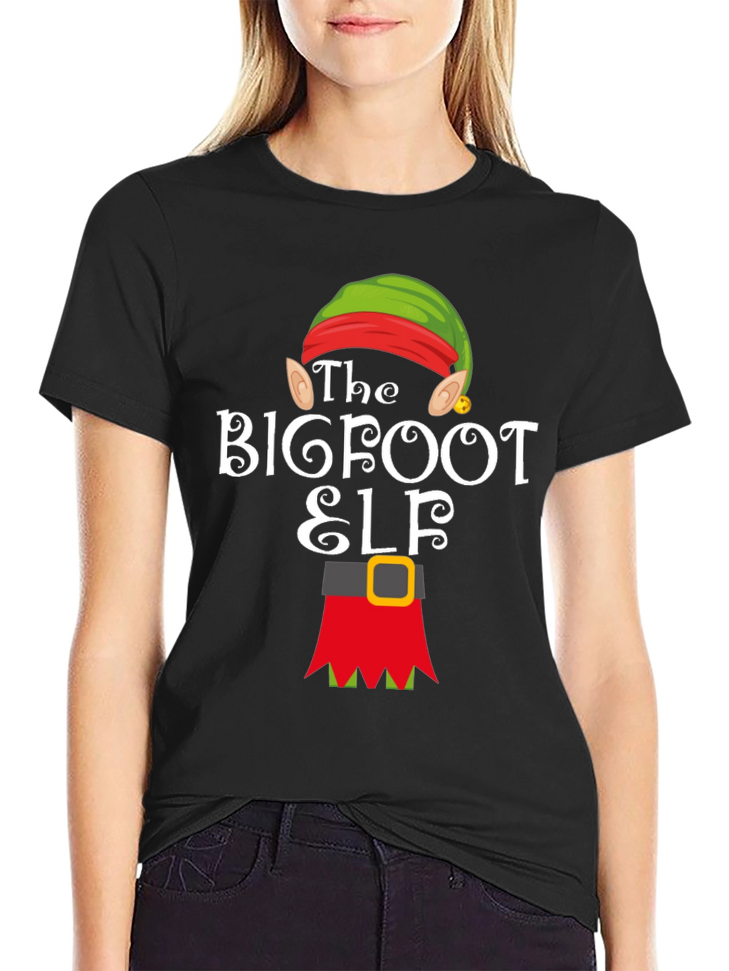 Bigfoot Elf Holiday T-Shirt