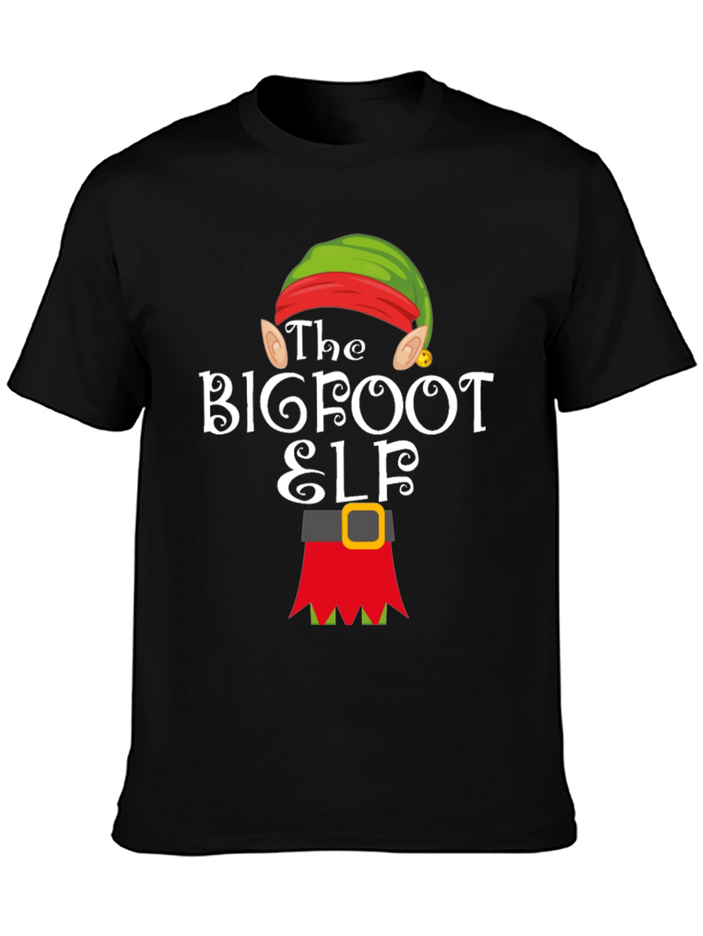 Bigfoot Elf Holiday T-Shirt