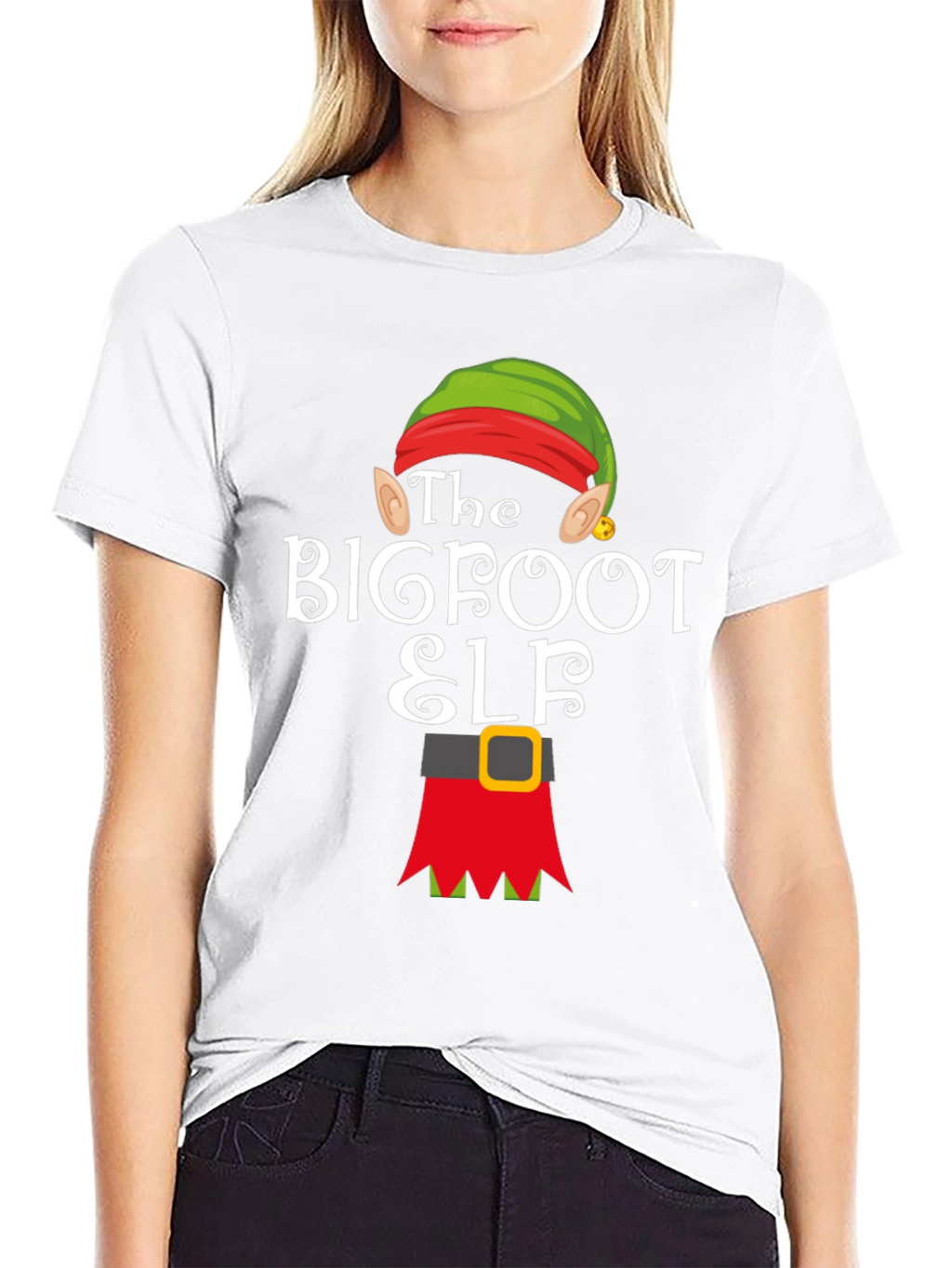 Bigfoot Elf Holiday T-Shirt