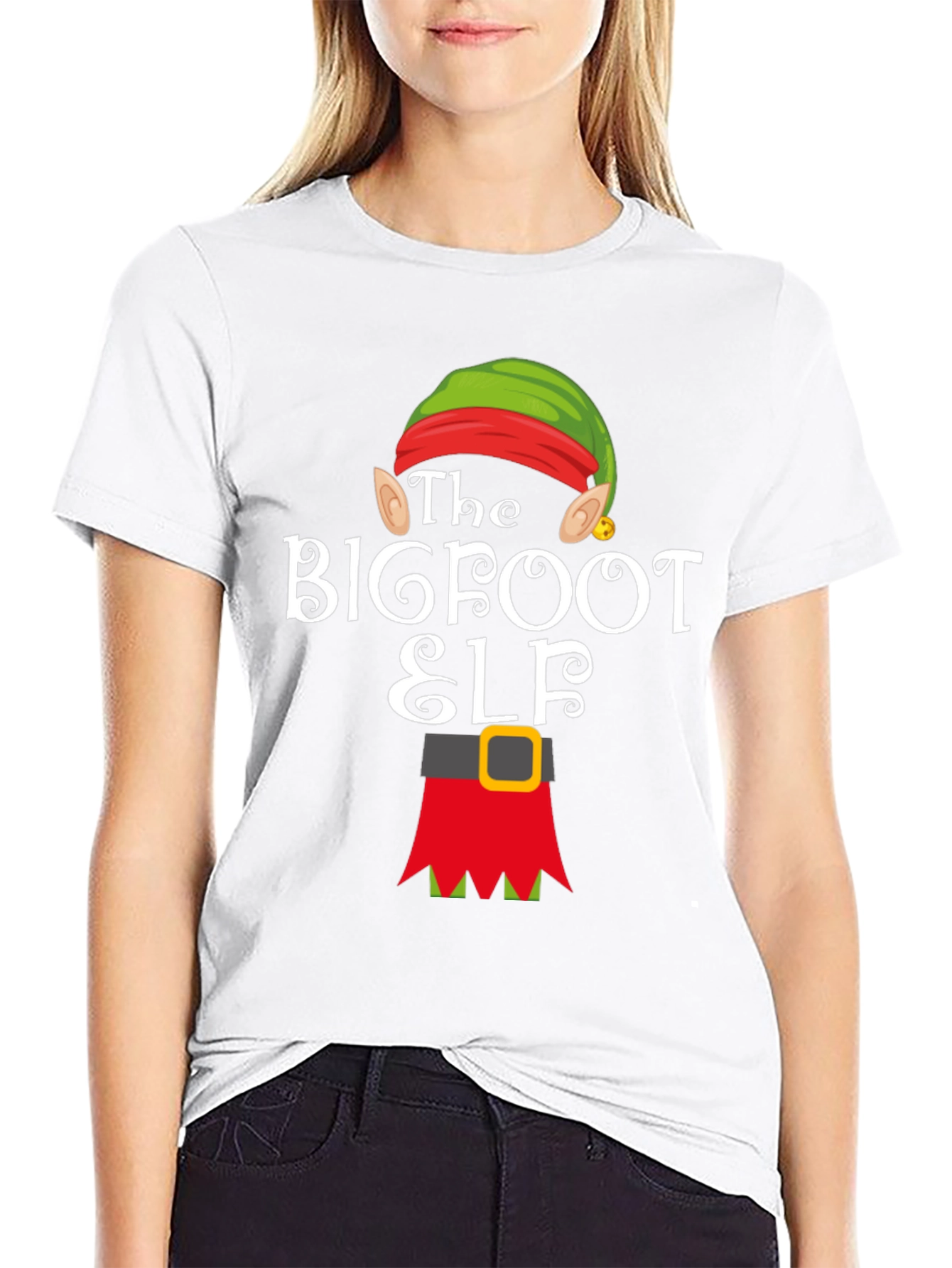 Bigfoot Elf Holiday T-Shirt