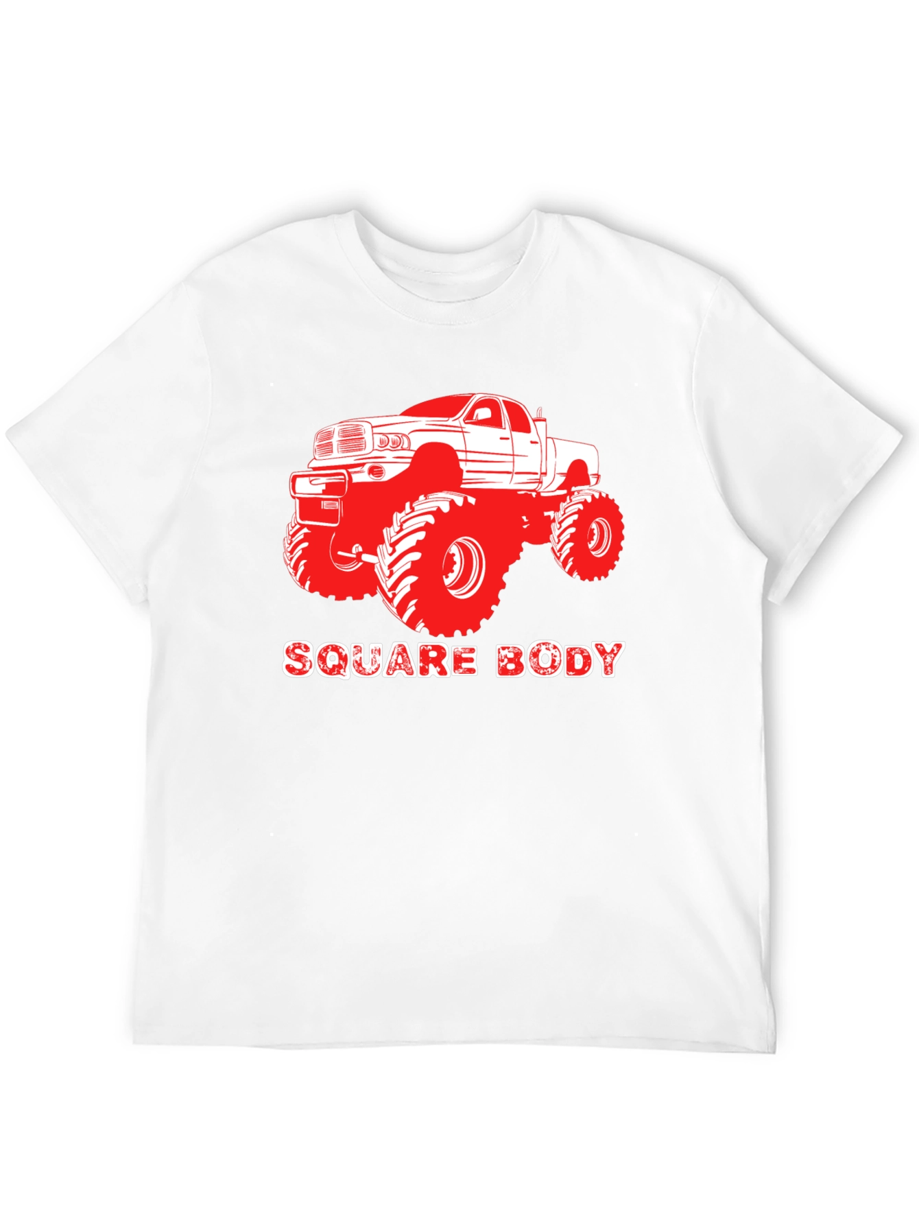 Square Body Truck Graphic Tee - Black