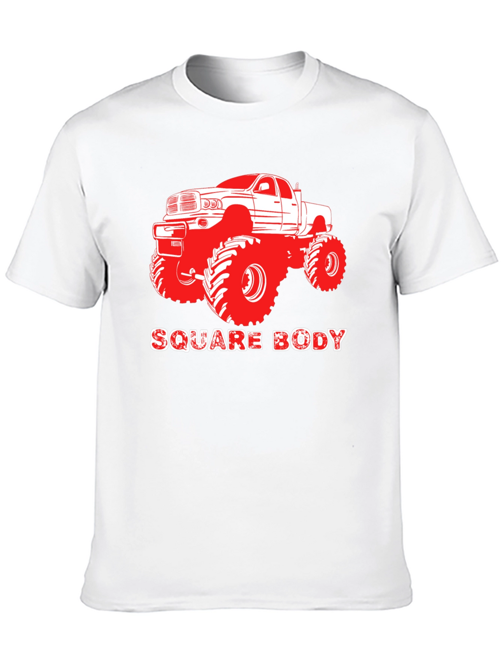 Square Body Truck Graphic Tee - Black