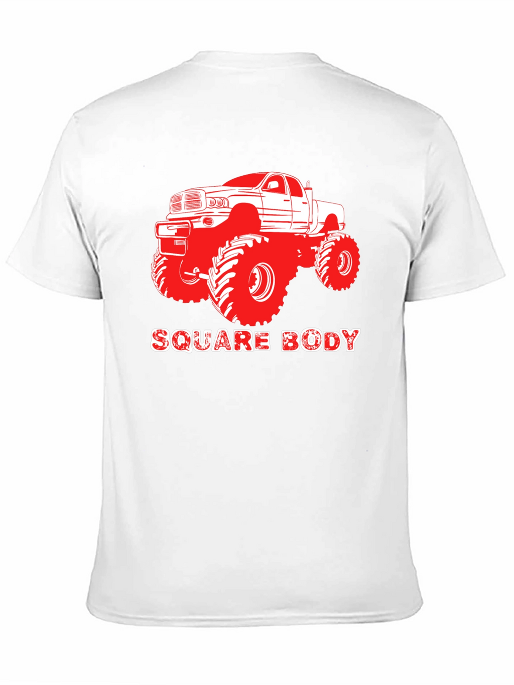 Square Body Truck Graphic Tee - Black
