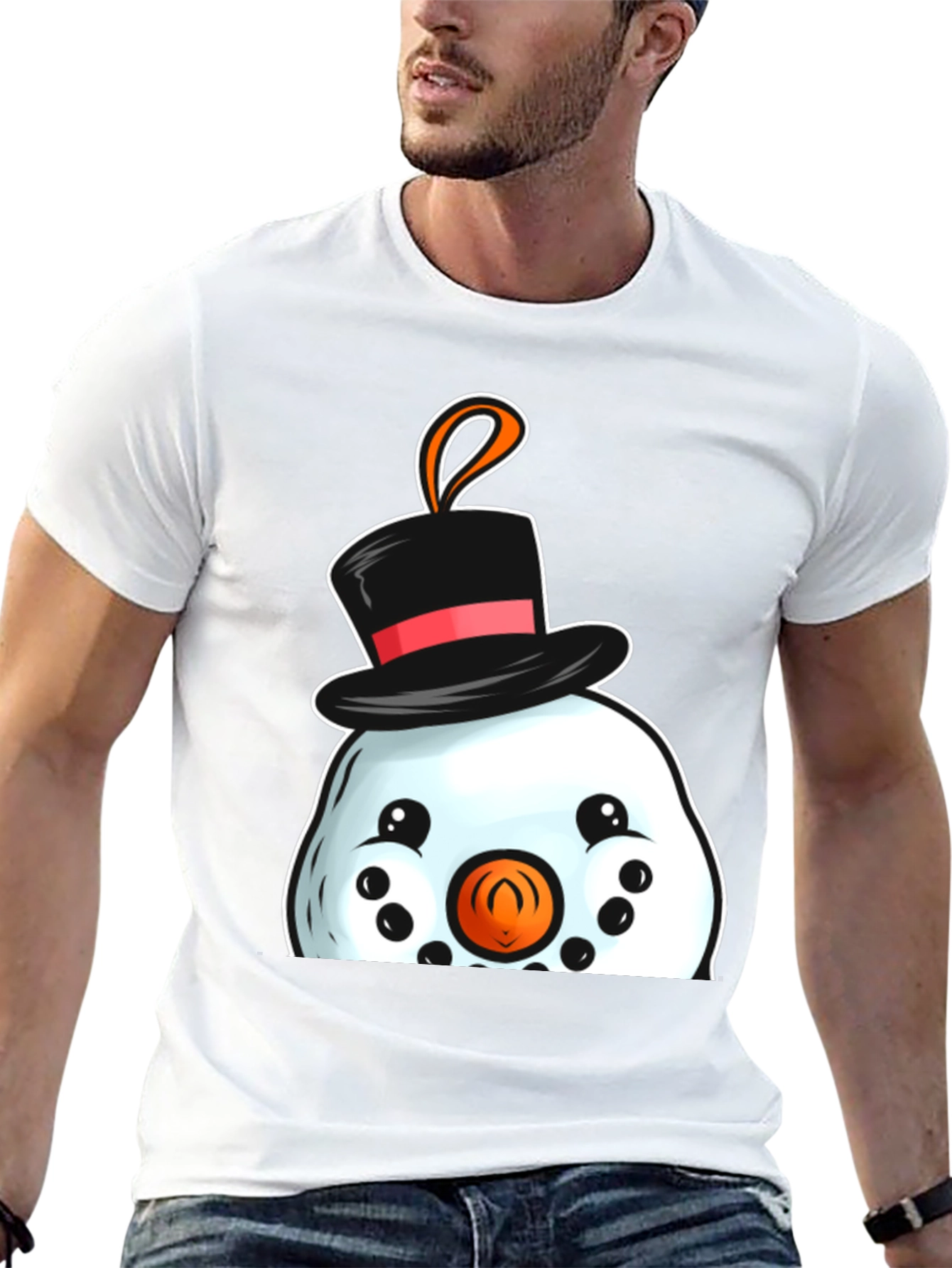 Snowman T-Shirt Festive Holiday Tee
