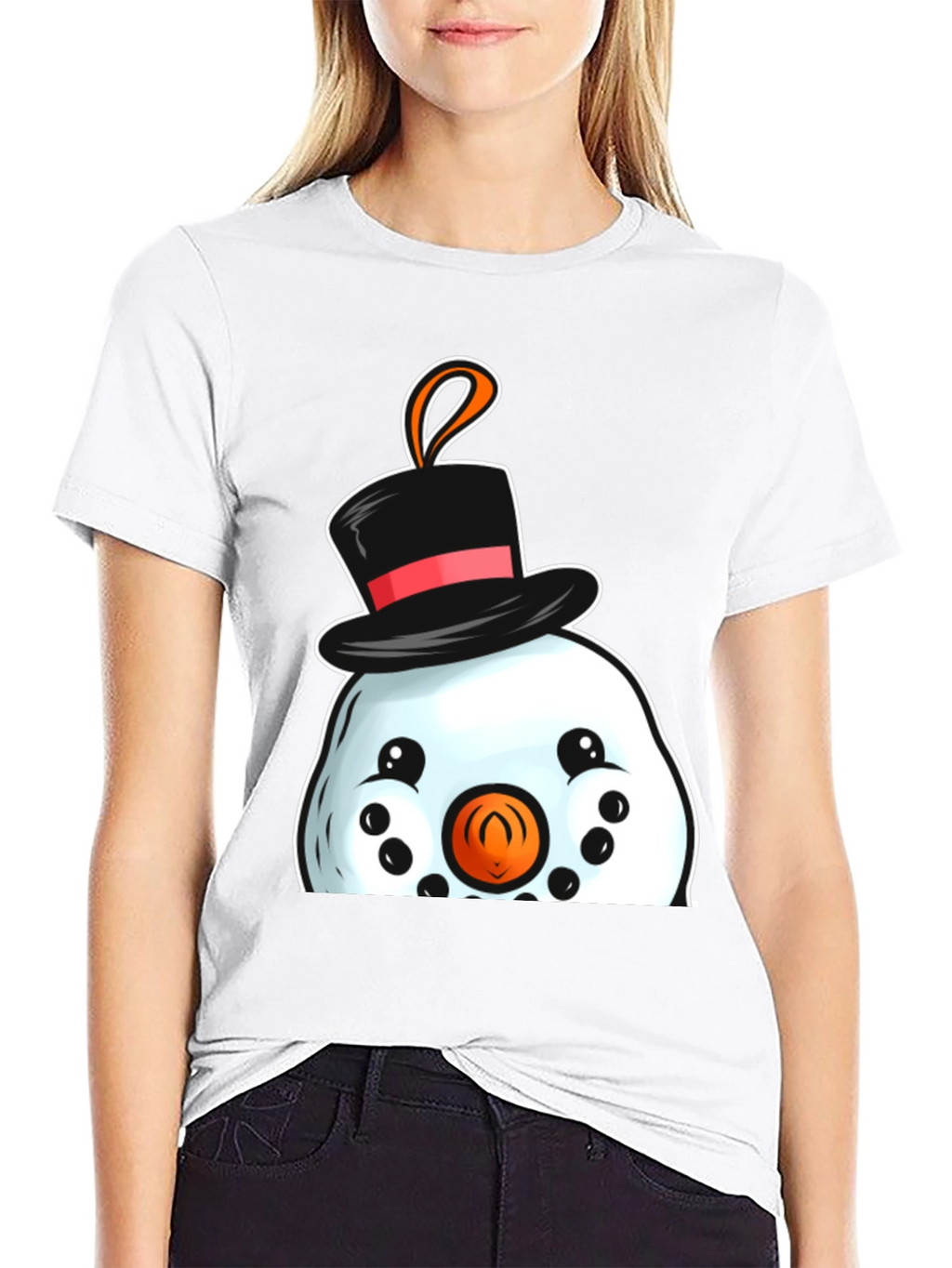 Snowman T-Shirt Festive Holiday Tee
