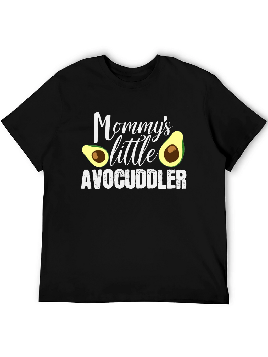 Mommys Little Avocuddler Black T-Shirt