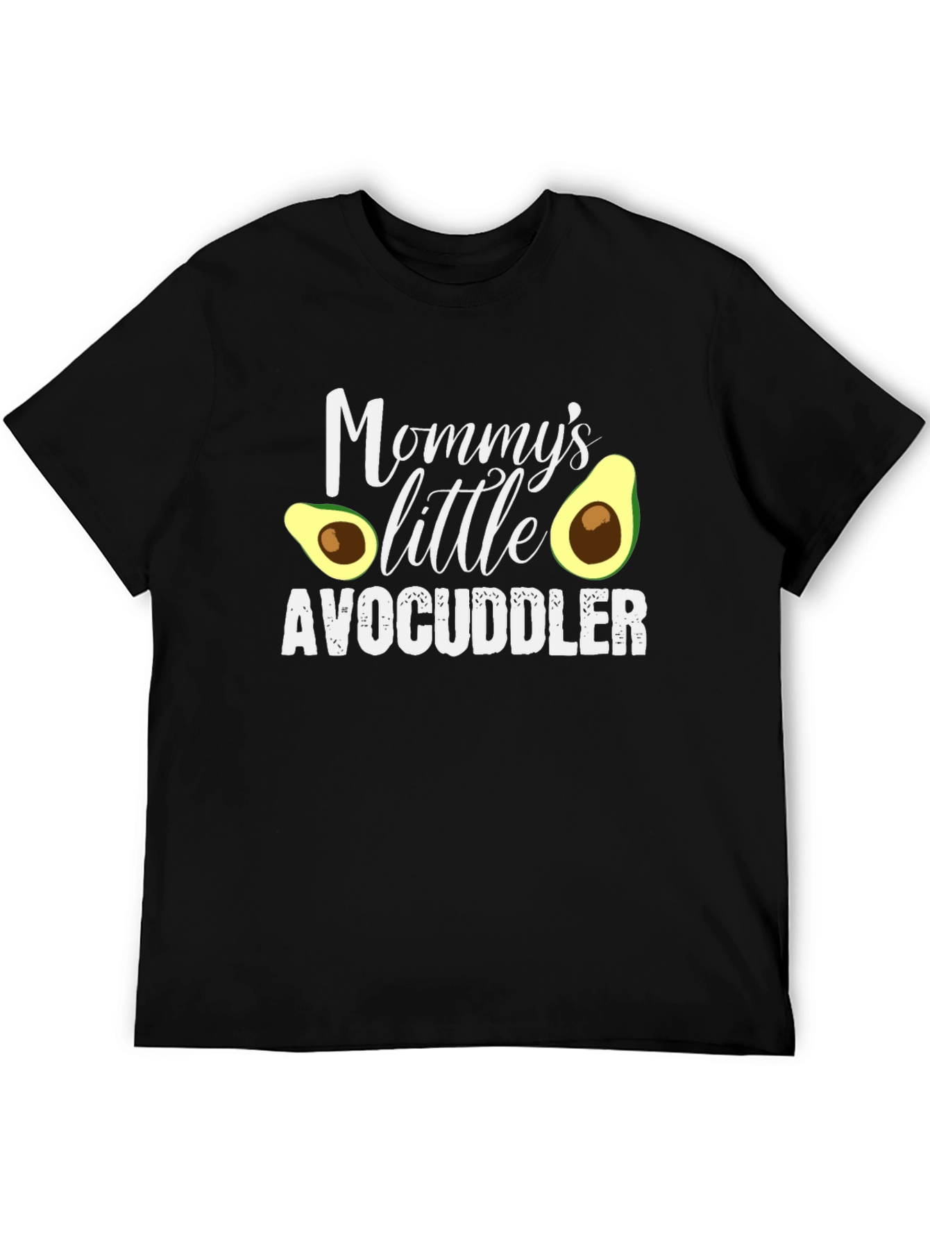 Mommys Little Avocuddler Black T-Shirt