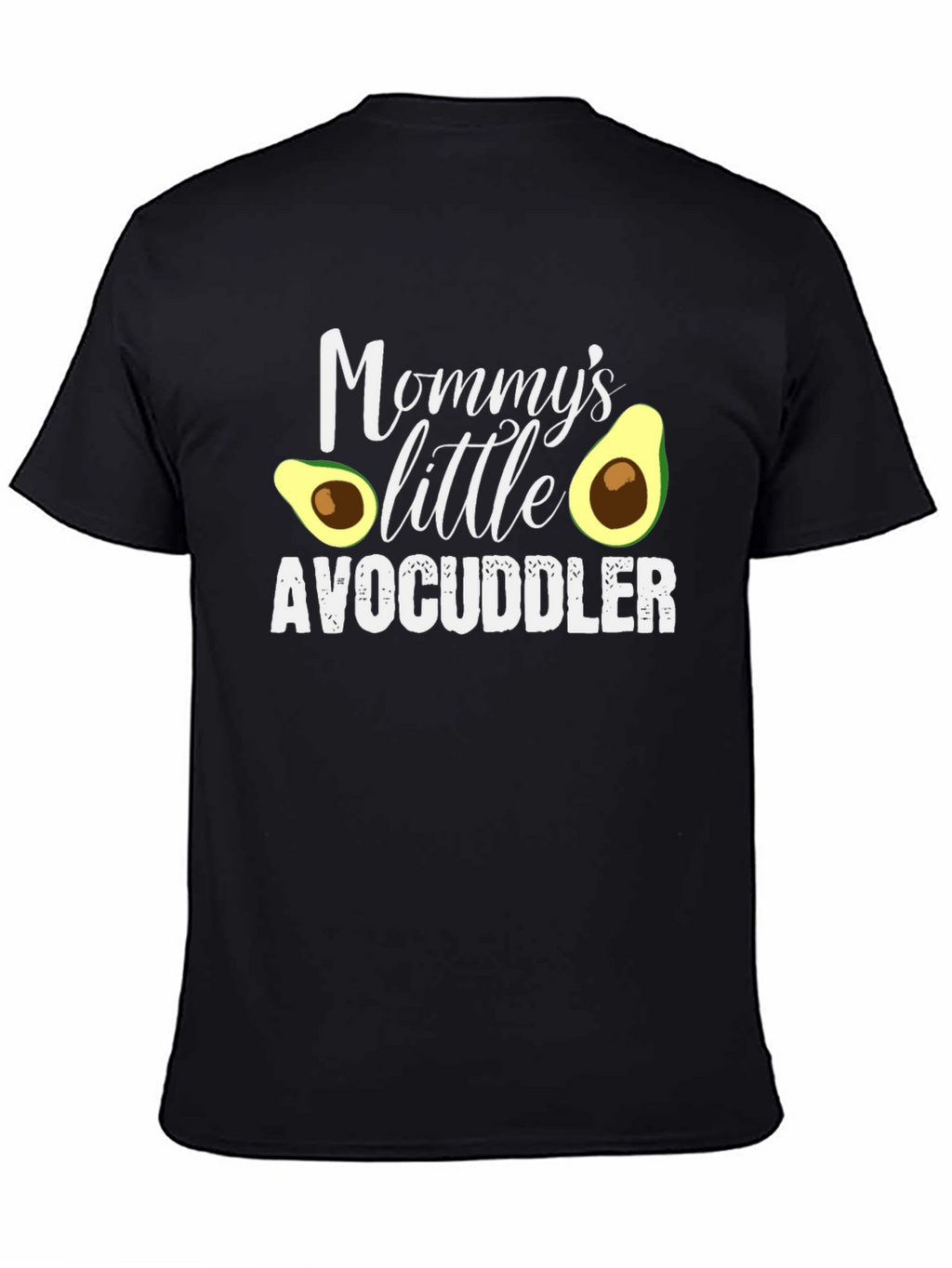 Mommys Little Avocuddler Black T-Shirt