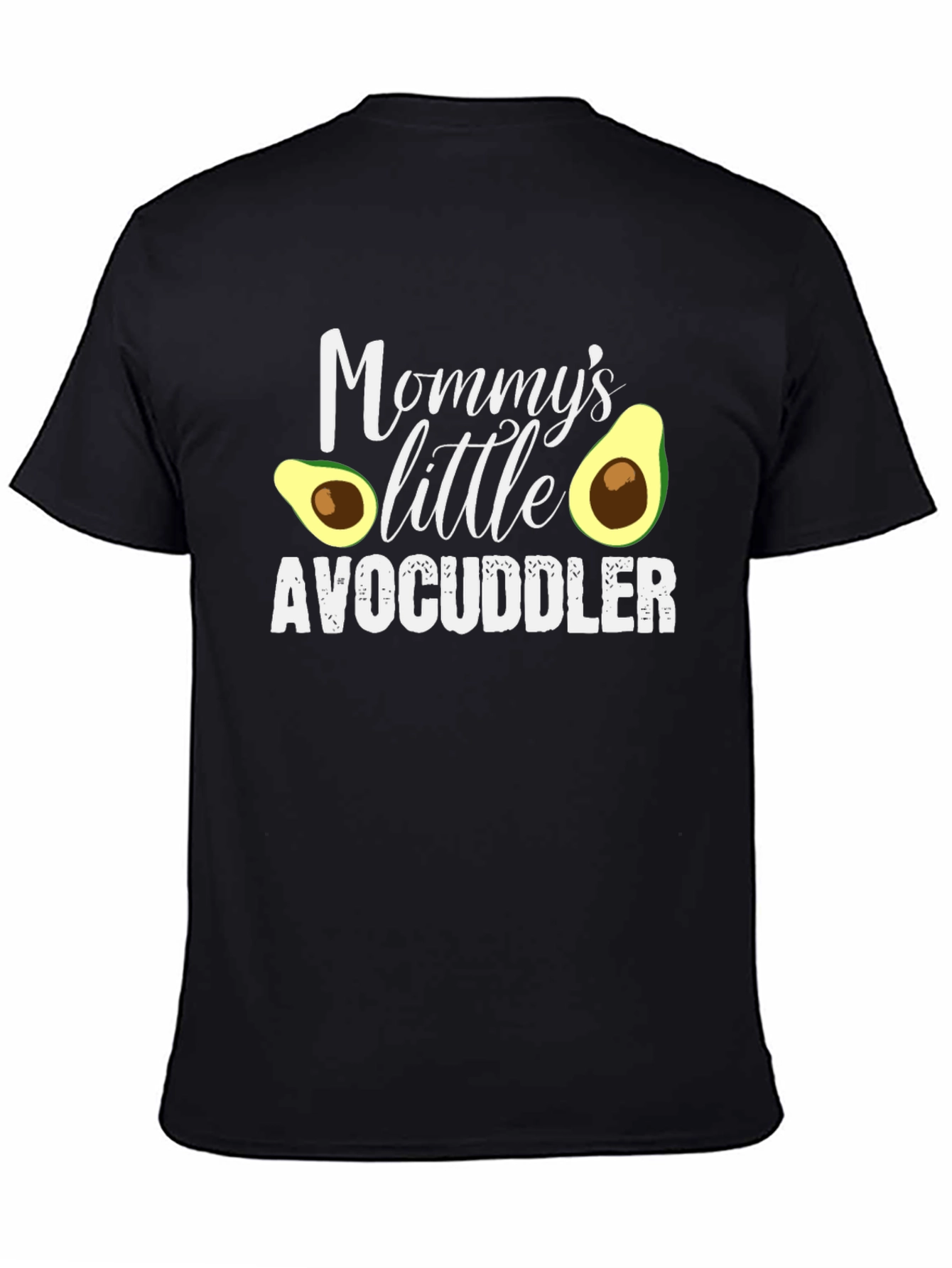 Mommys Little Avocuddler Black T-Shirt