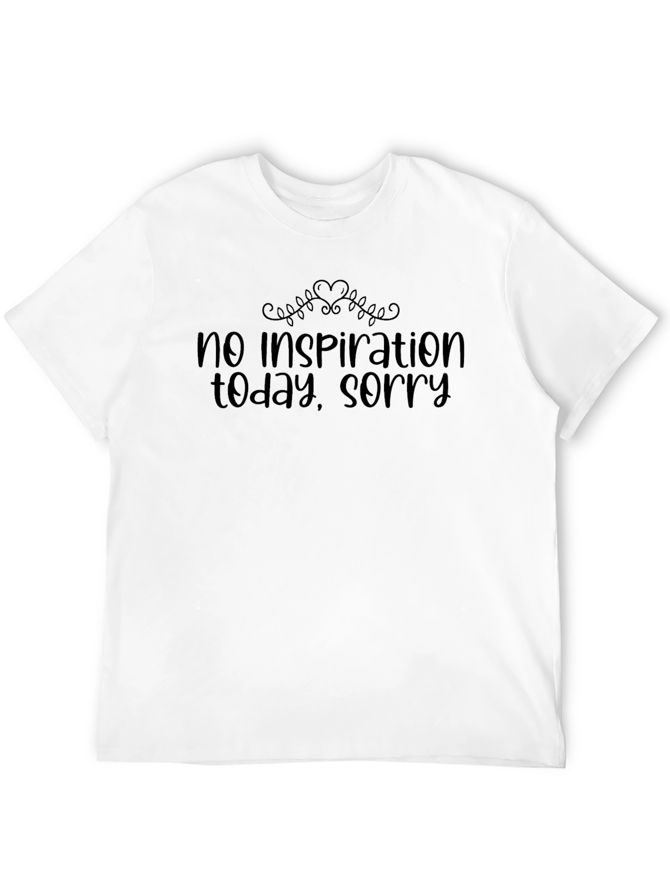No Inspiration T-Shirt - Funny Graphic Tee
