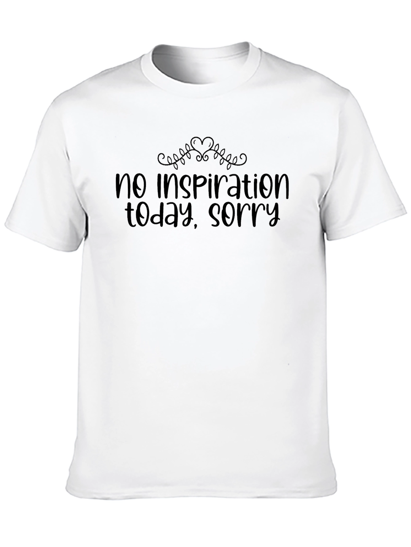 No Inspiration T-Shirt - Funny Graphic Tee