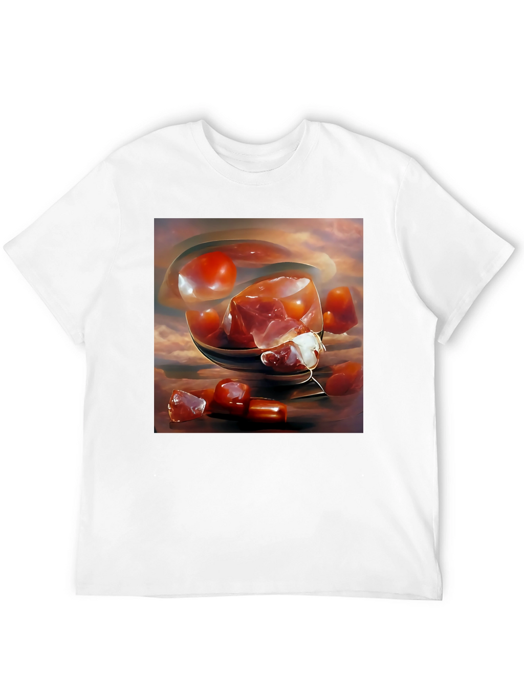 Abstract Fruit Art Print T-Shirt