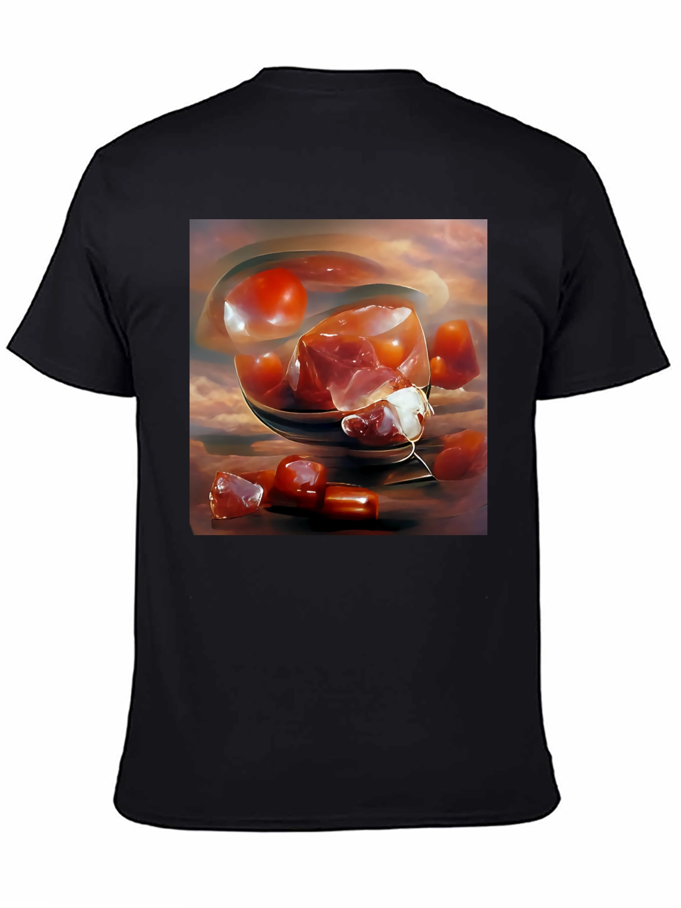 Abstract Fruit Art Print T-Shirt