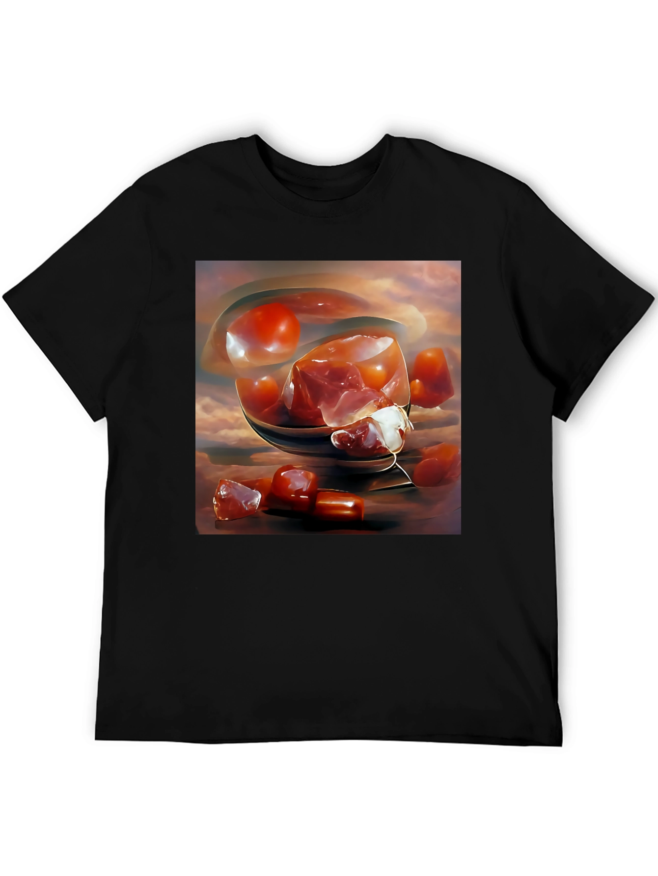 Abstract Fruit Art Print T-Shirt