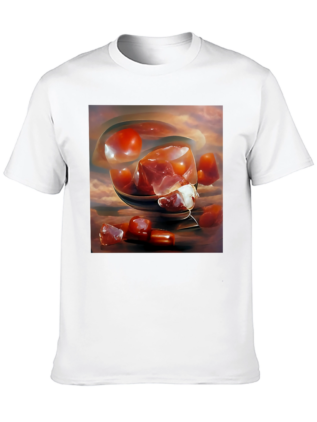 Abstract Fruit Art Print T-Shirt