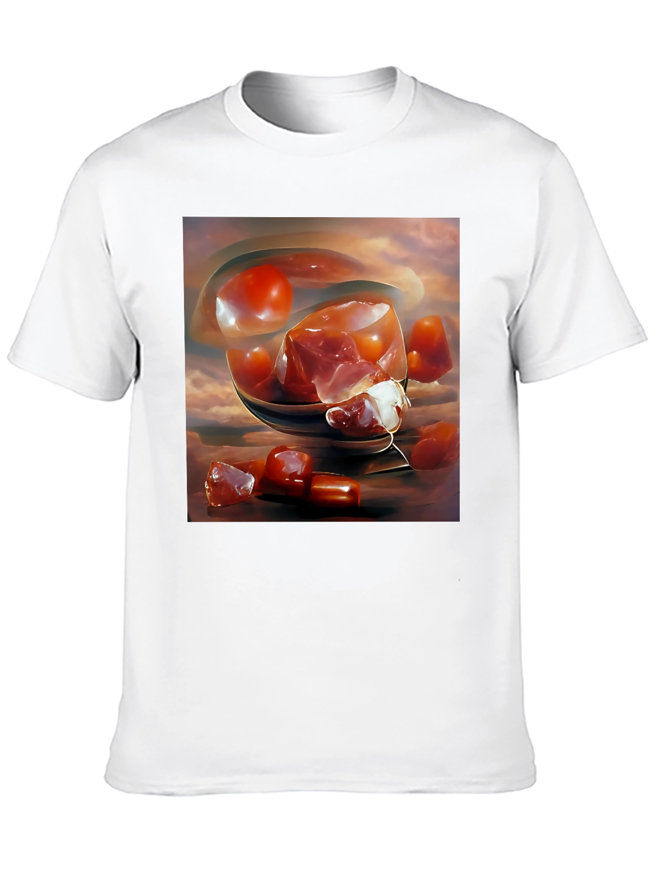 Abstract Fruit Art Print T-Shirt