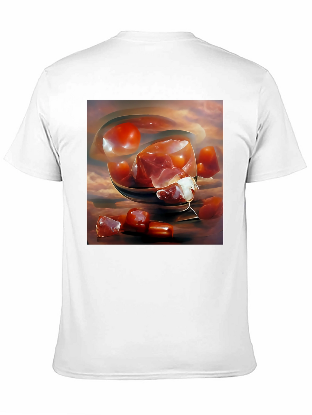Abstract Fruit Art Print T-Shirt