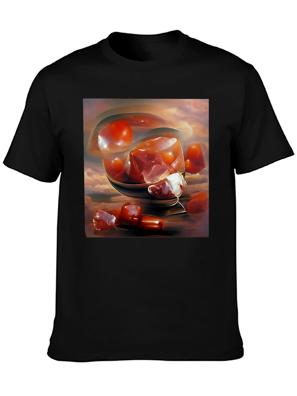 Abstract Fruit Art Print T-Shirt