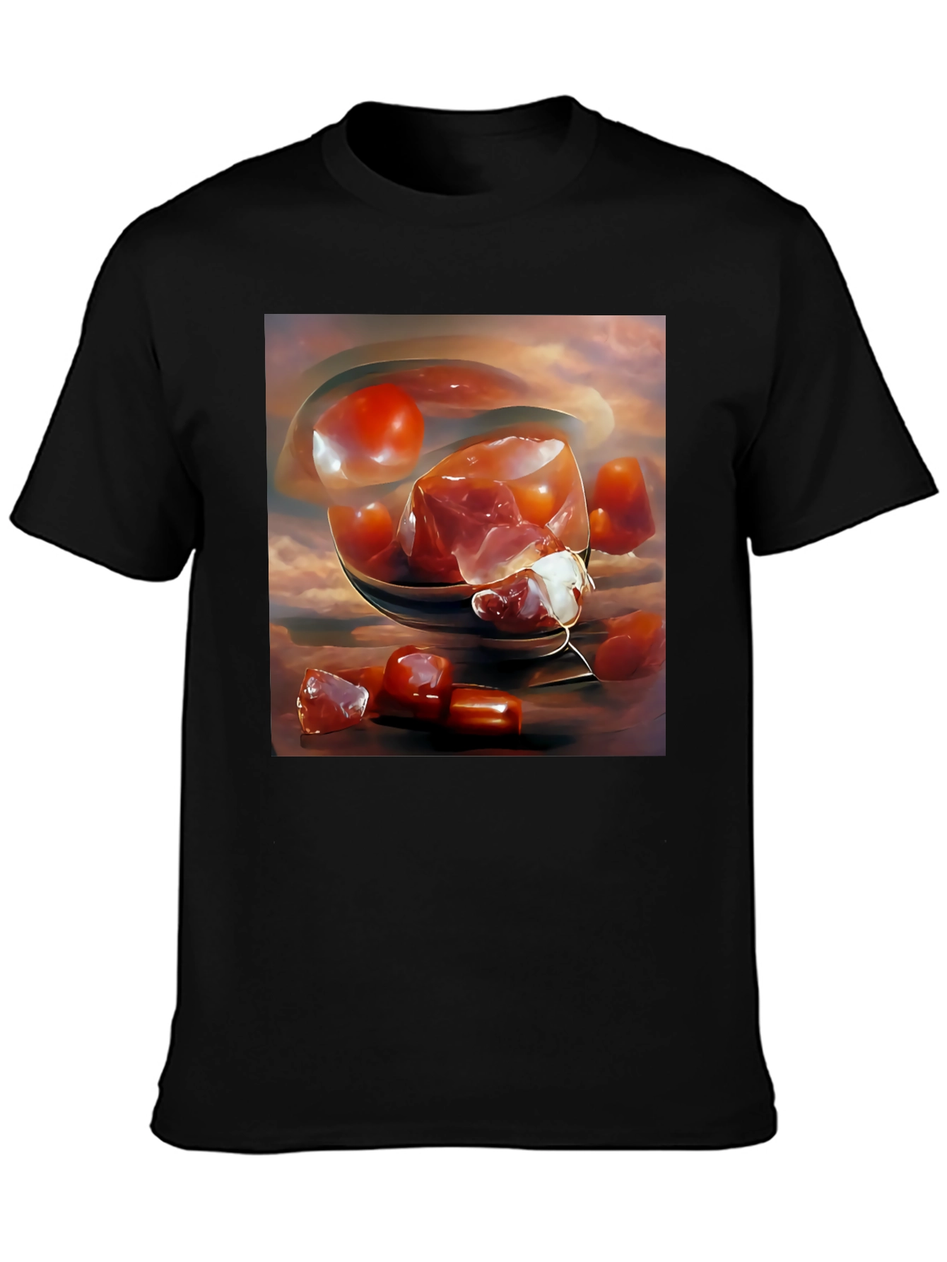 Abstract Fruit Art Print T-Shirt