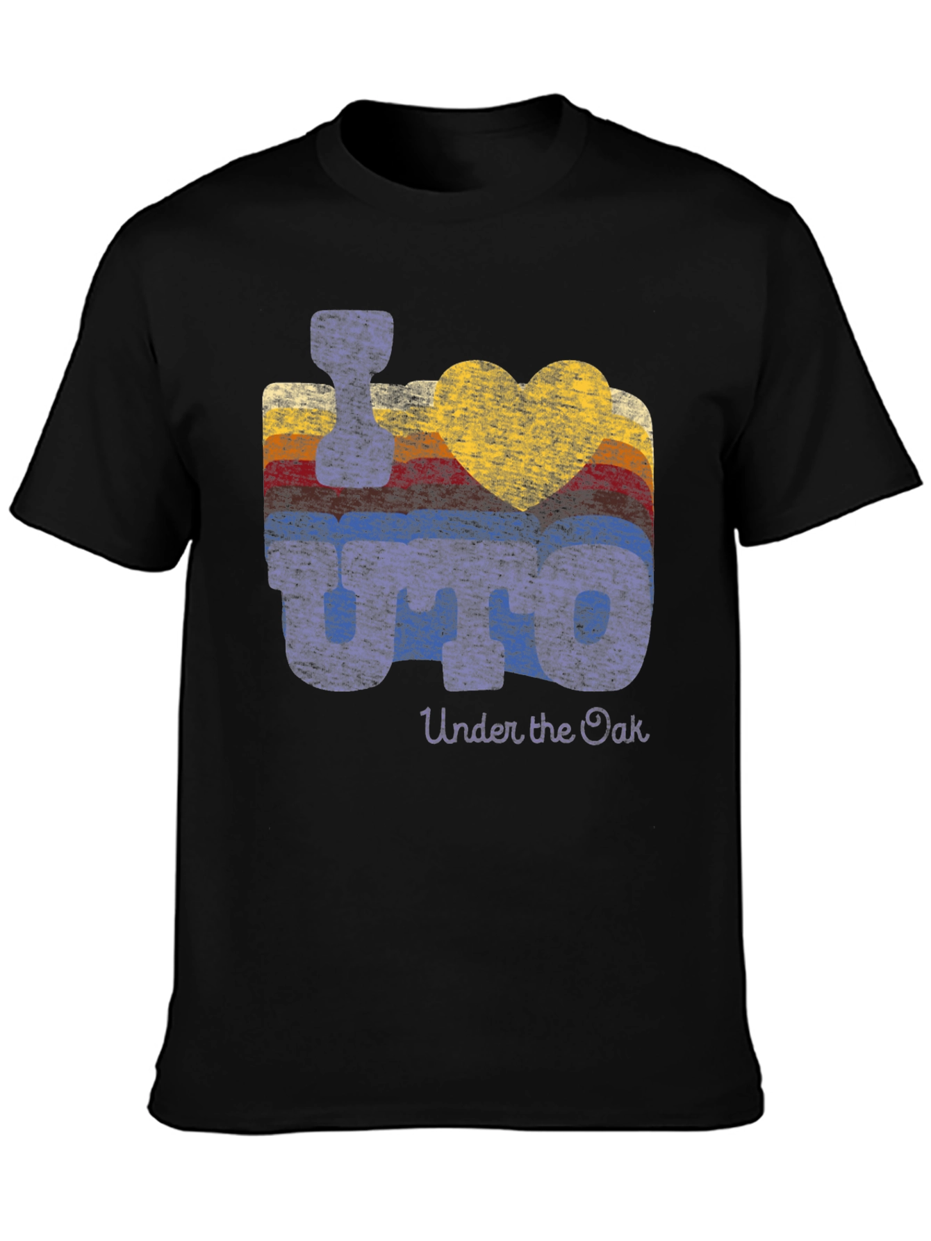 I Heart UNO T-Shirt - Retro Design Comfortable Fit