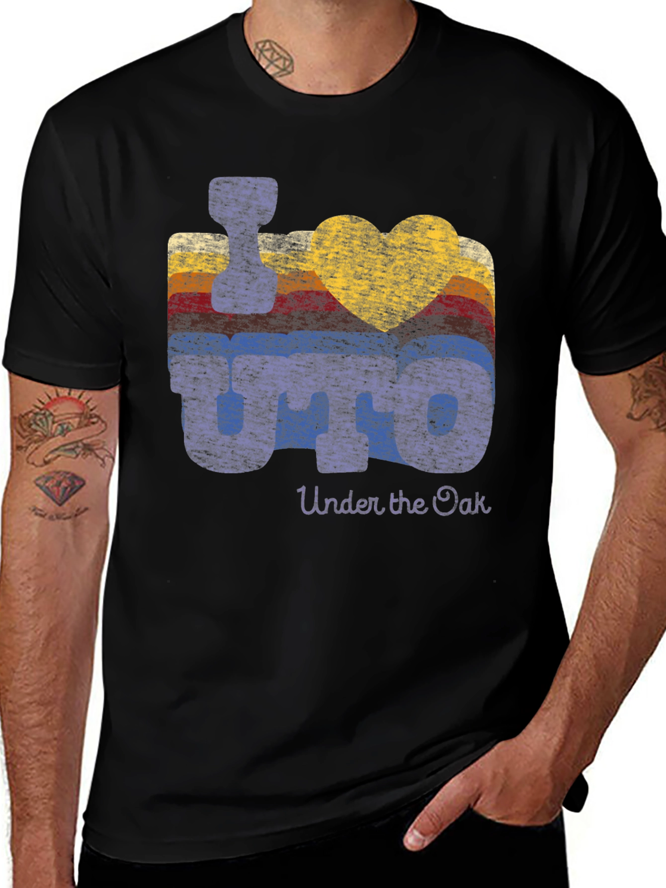 I Heart UNO T-Shirt - Retro Design Comfortable Fit