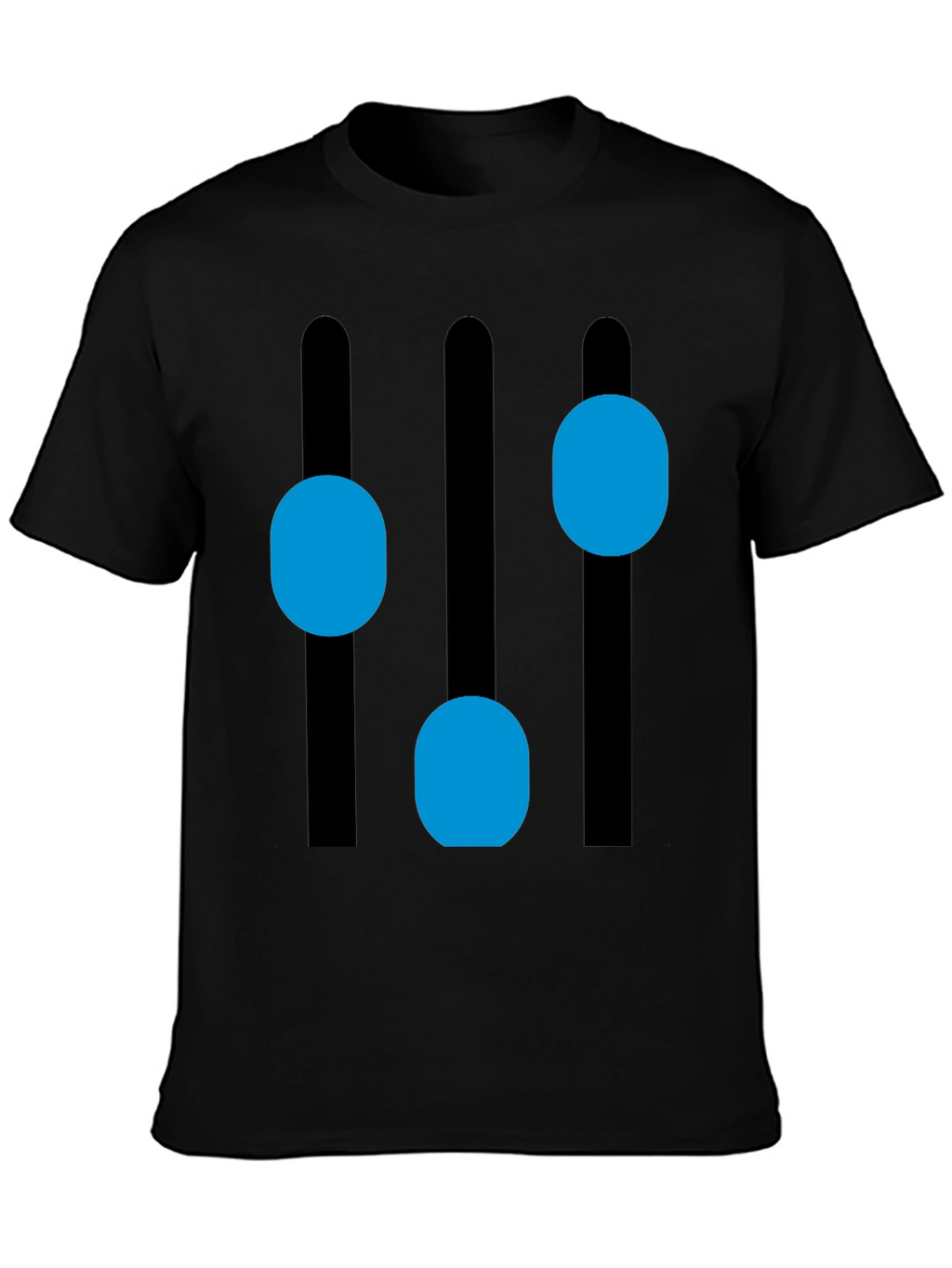 Modern Equalizer T-Shirt - Black Graphic Tee
