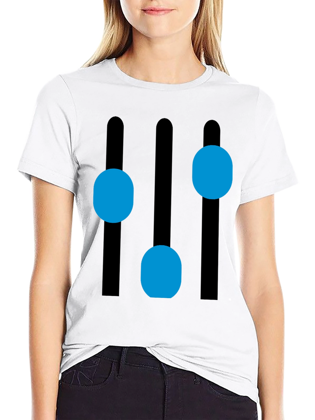 Modern Equalizer T-Shirt - Black Graphic Tee